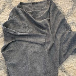 Fashion nova off the shoulder grey sweater